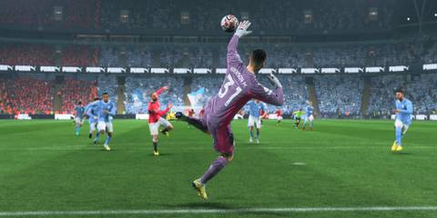 Ederson Making A Save In EA Sports FC 24