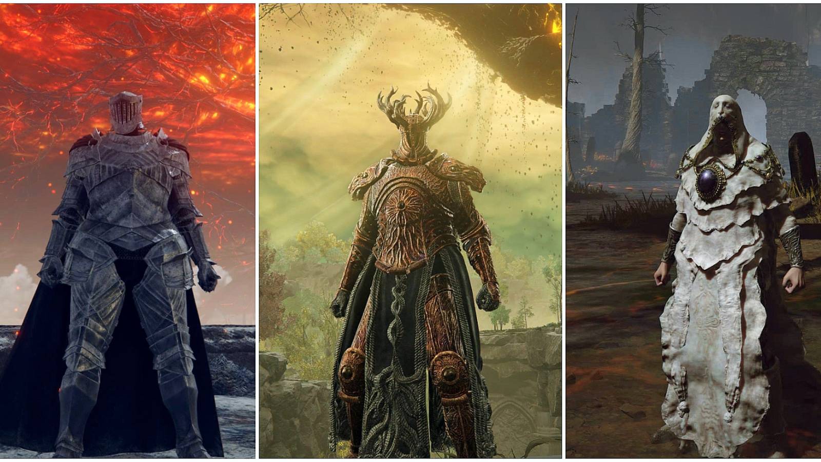 Elden Ring Shadow of the Erdtree Best Armor Sets With Great Holy Damage Negation
