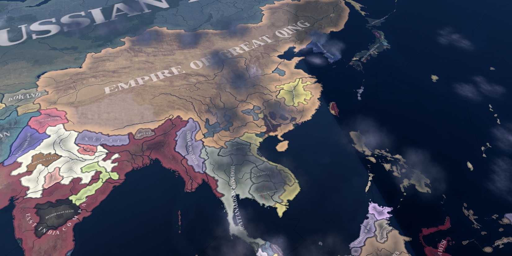 Overview of 19th Century East Asia in Hearts of Iron 4 End of a New Beginning