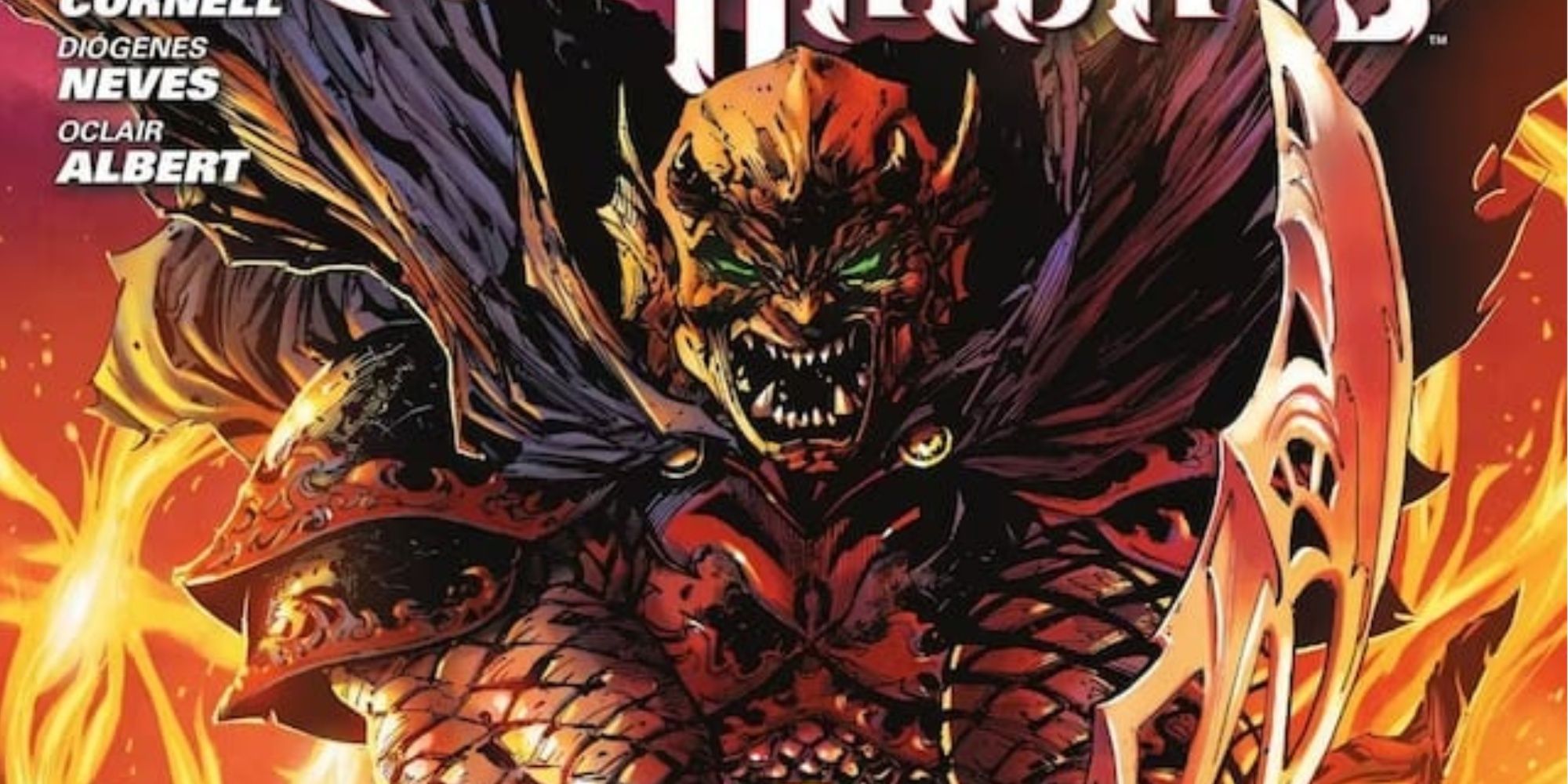 Etrigan on the cover of 'Demon Knights #1' (2011).