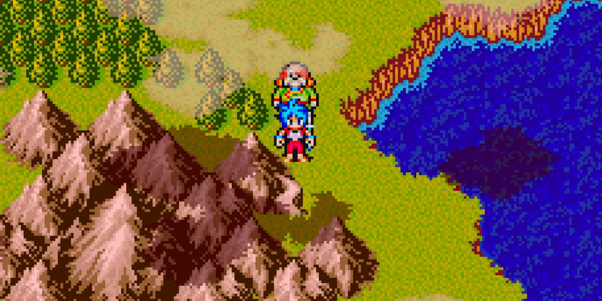 Exploring the world in Breath of Fire 2