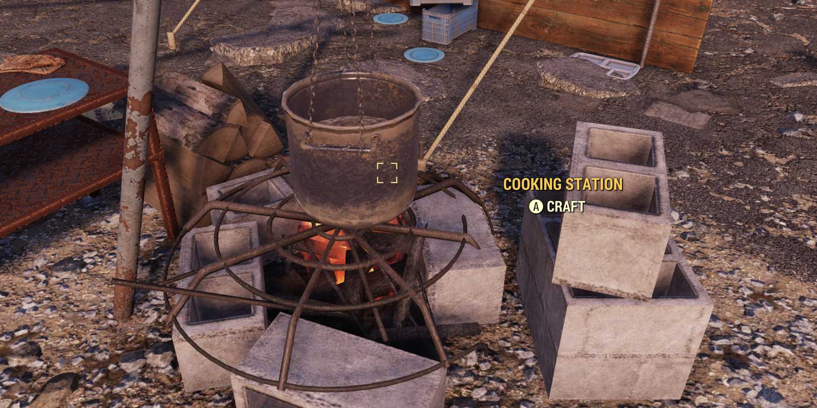 Cooking station in Fallout 76