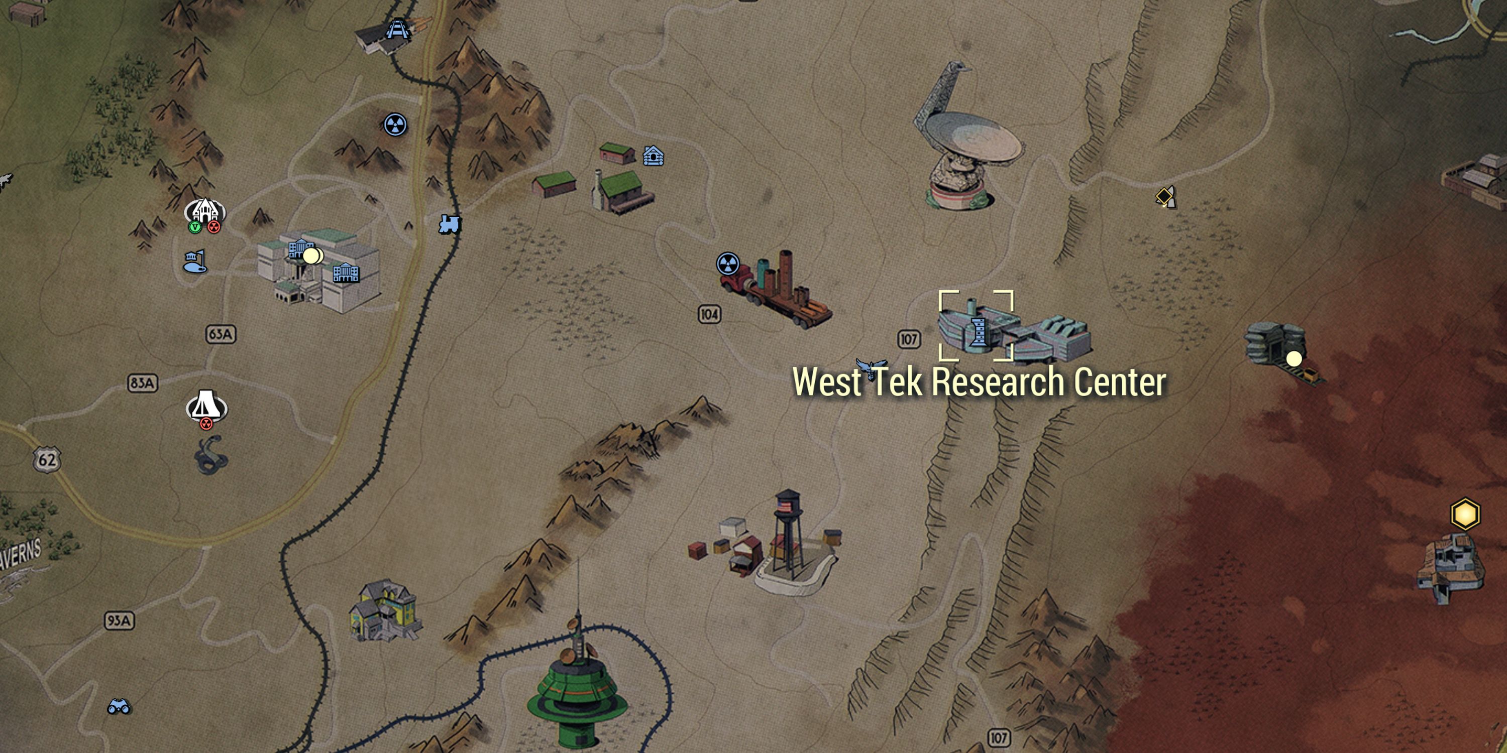 Fallout 76: Where is West Tek Research Center?