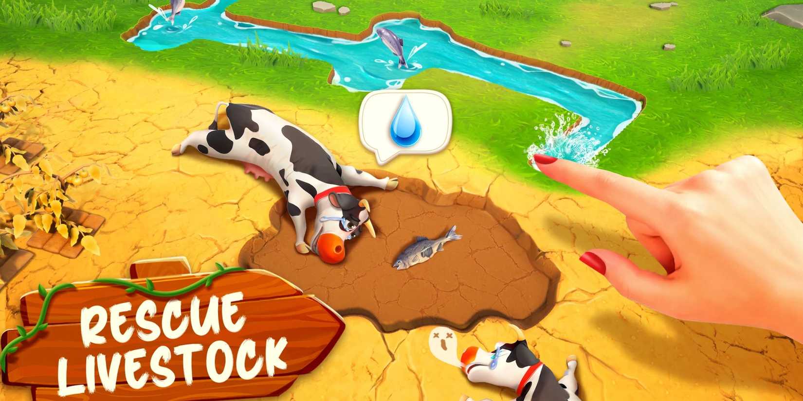 Family Farm Adventure: cows