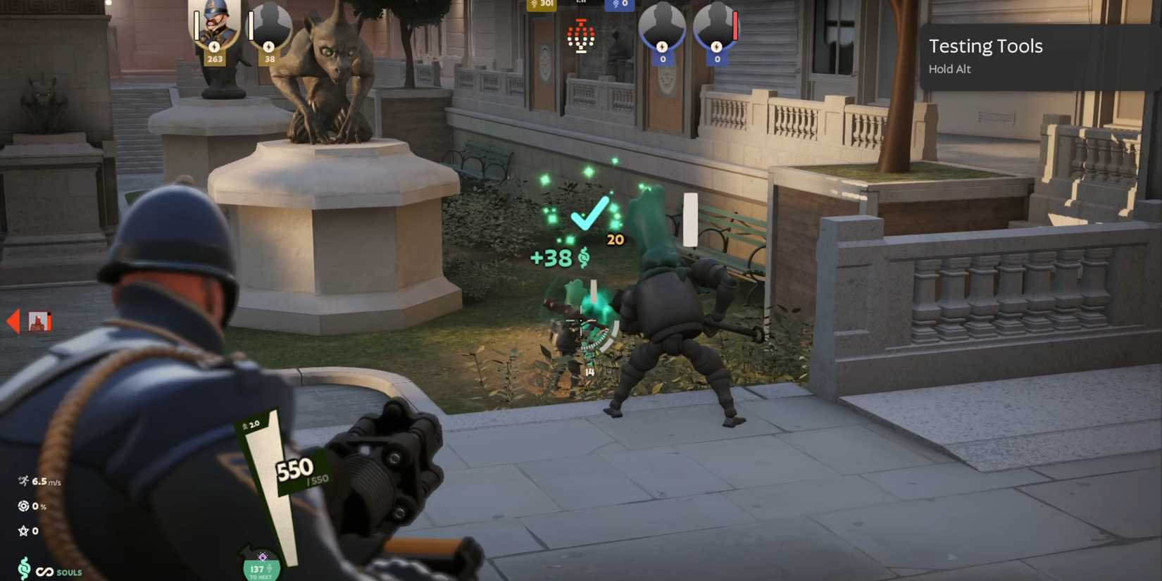 Farming a minion in Deadlock