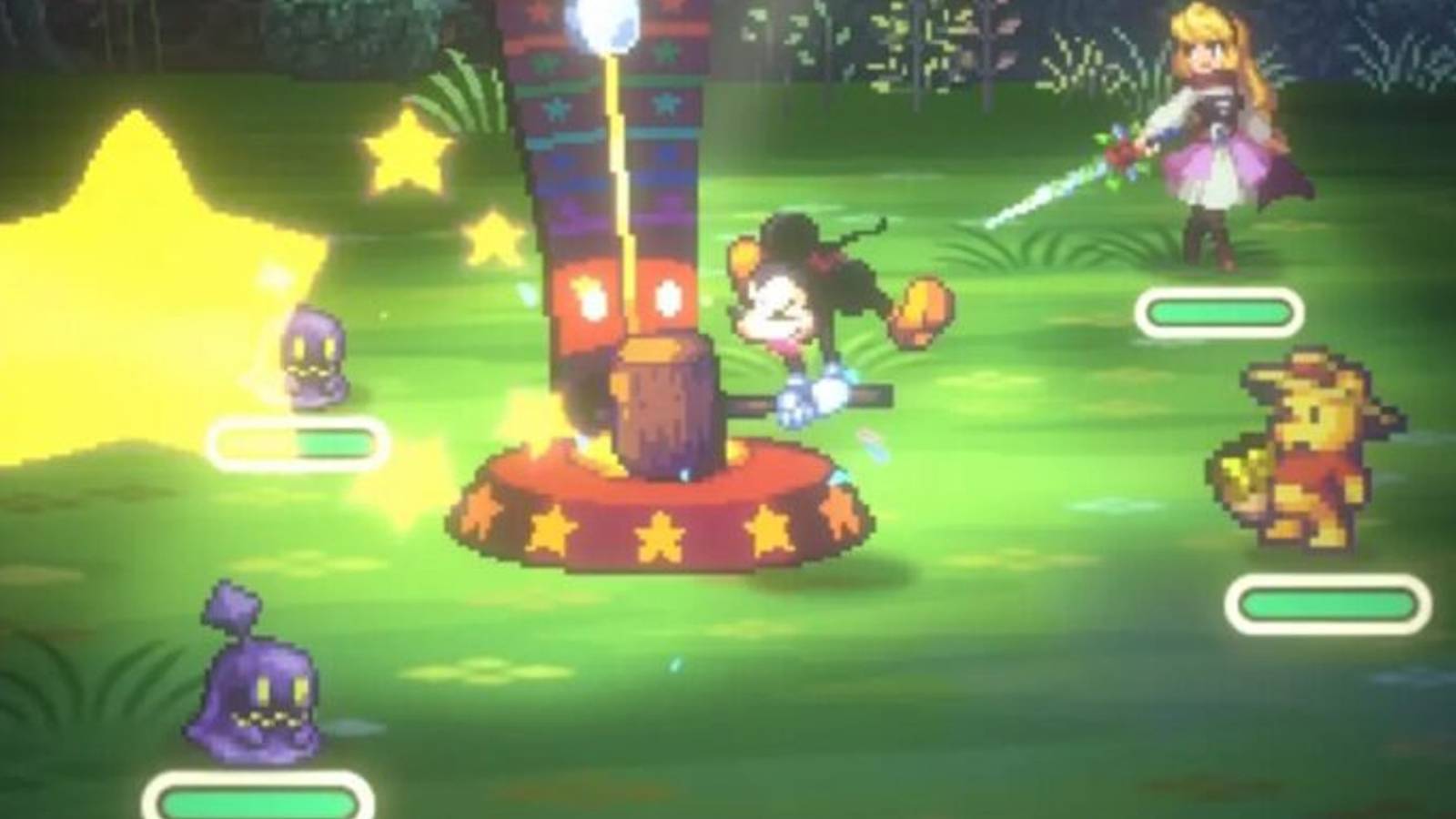 disney pixel rpg gameplay