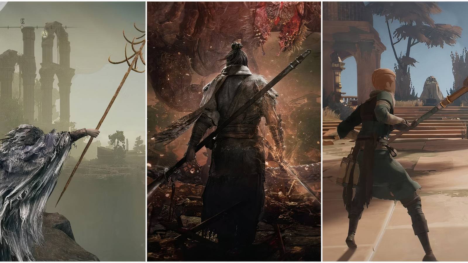 Feature Image for Best Spear Combat in Soulslike.