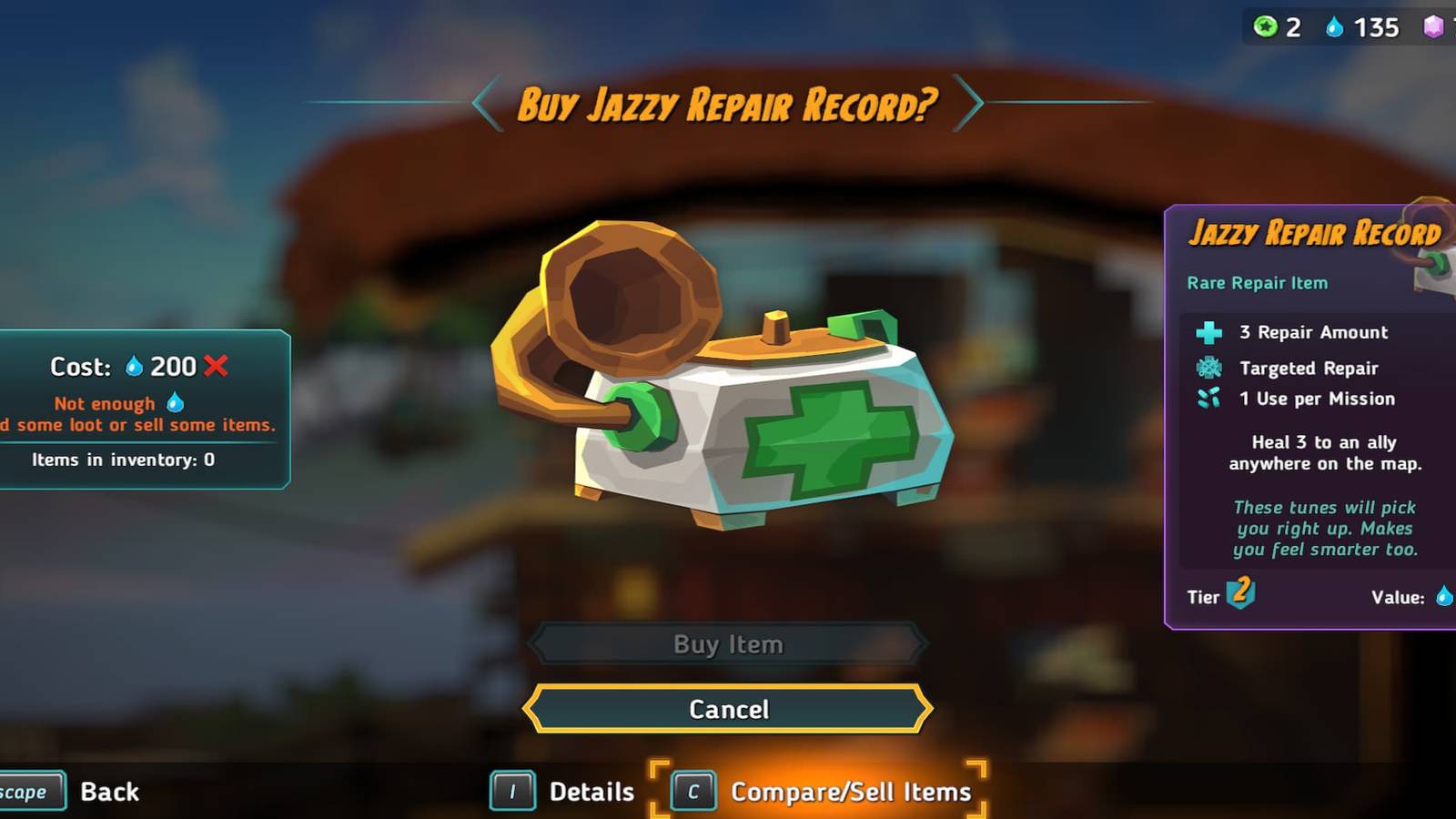 A Healing Item In Steamworld Heist 2
