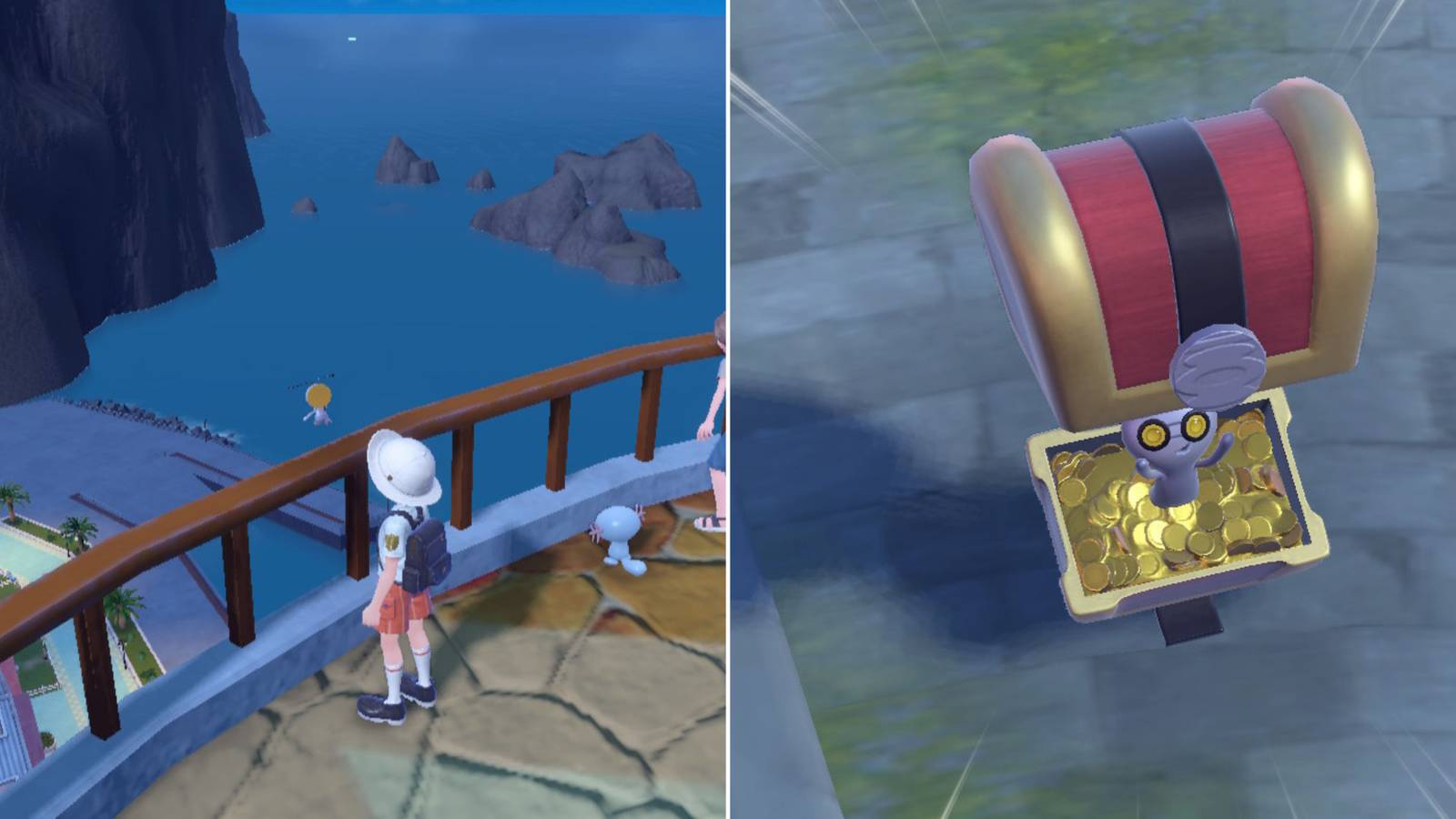 The Player Finding Both Forms Of Gimmighoul