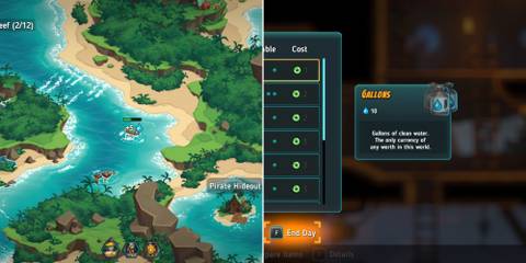 A Ship Collecting Gallons & Gallons In The Reputation Menu 
