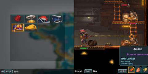 The Player's Hat Inventory & A Headshot Being Lined Up