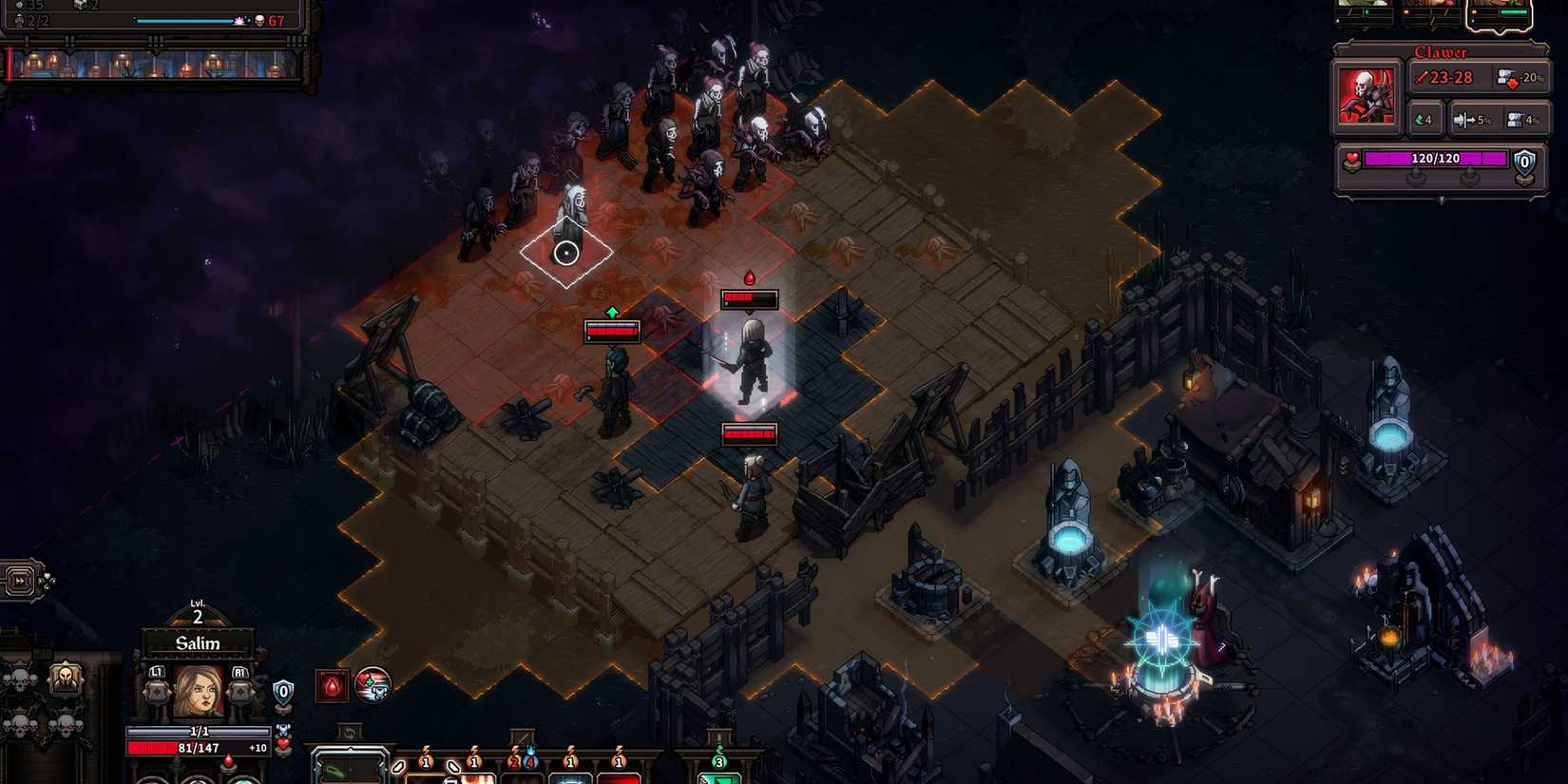 Fighting a battle in The Last Spell