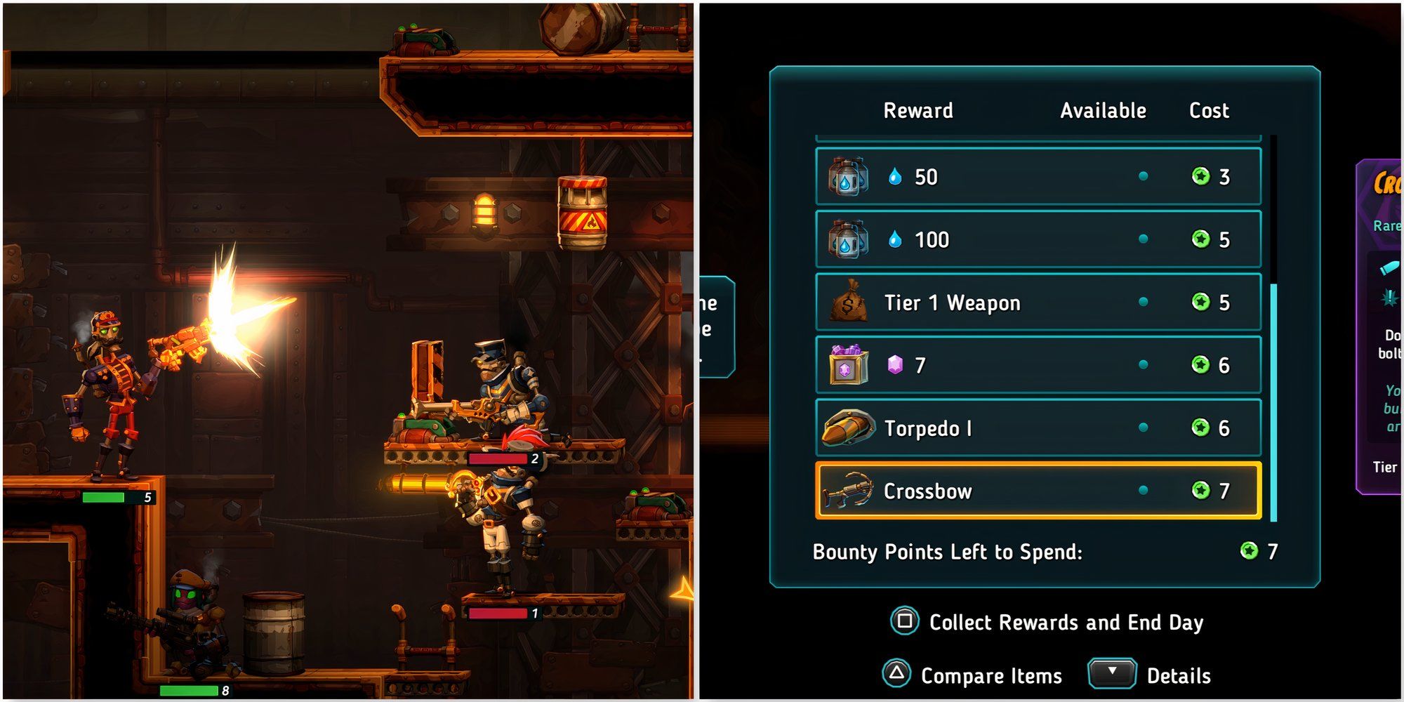 SteamWorld Heist 2: Best Bounty Rewards To Buy First