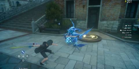 Fighting enemies in Platinum Demo Final Fantasy 15