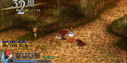 Fighting enemies in Ys The Oath In Felghana