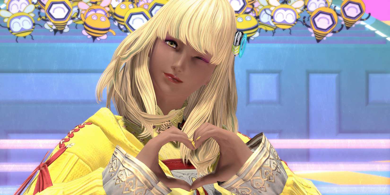 final fantasy 14 honey b lovely pose