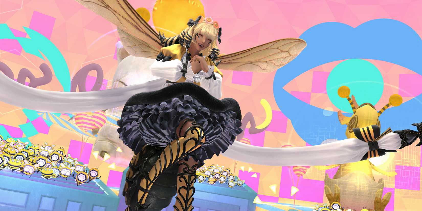 final fantasy 14 honey b lovely posing