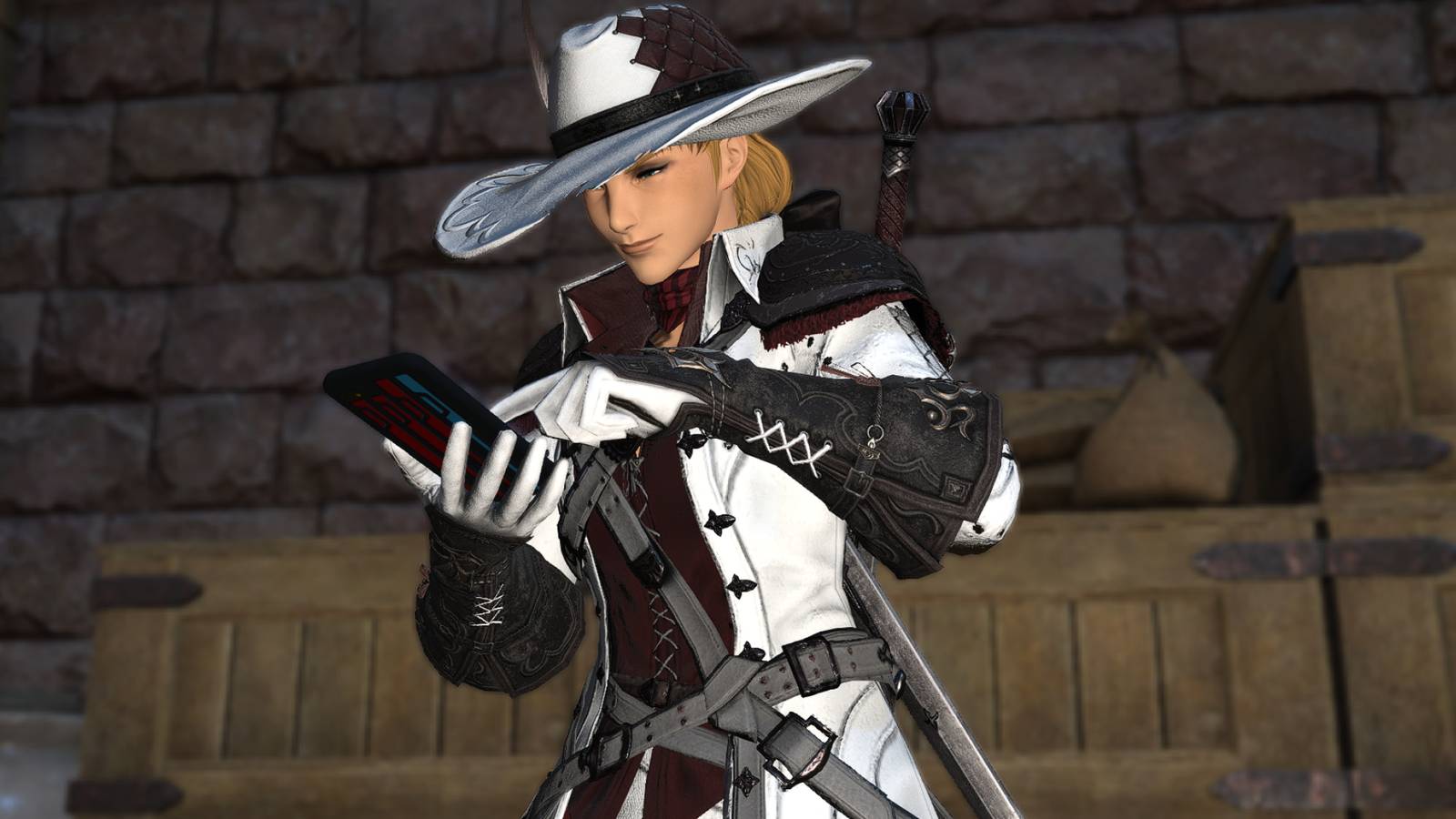 female hyur viper on tomestone from ffxiv