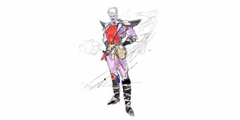 final fantasy 2 cid artwork