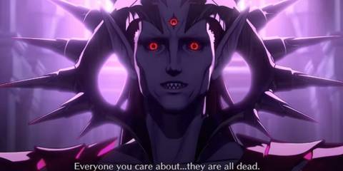 An evil figure in Fire Emblem Three Houses