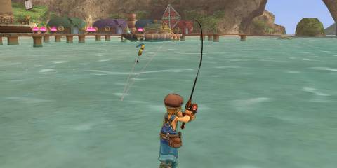 Fishing in Dark Cloud 2