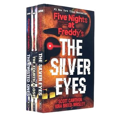 Five Nights At Freddys The Silver Eyes Book series 1-3 set