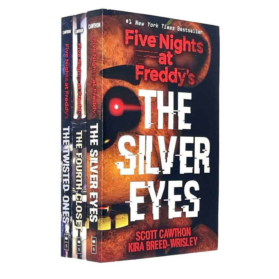 Five Nights At Freddys The Silver Eyes Book series 1-3 set