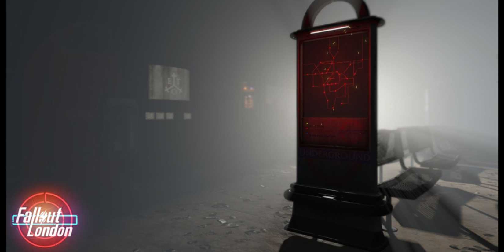 Fallout London Trainstation map