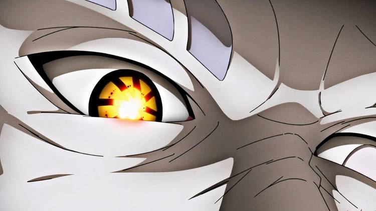 Close-up of Sasuke Uchiha's Rinnegan