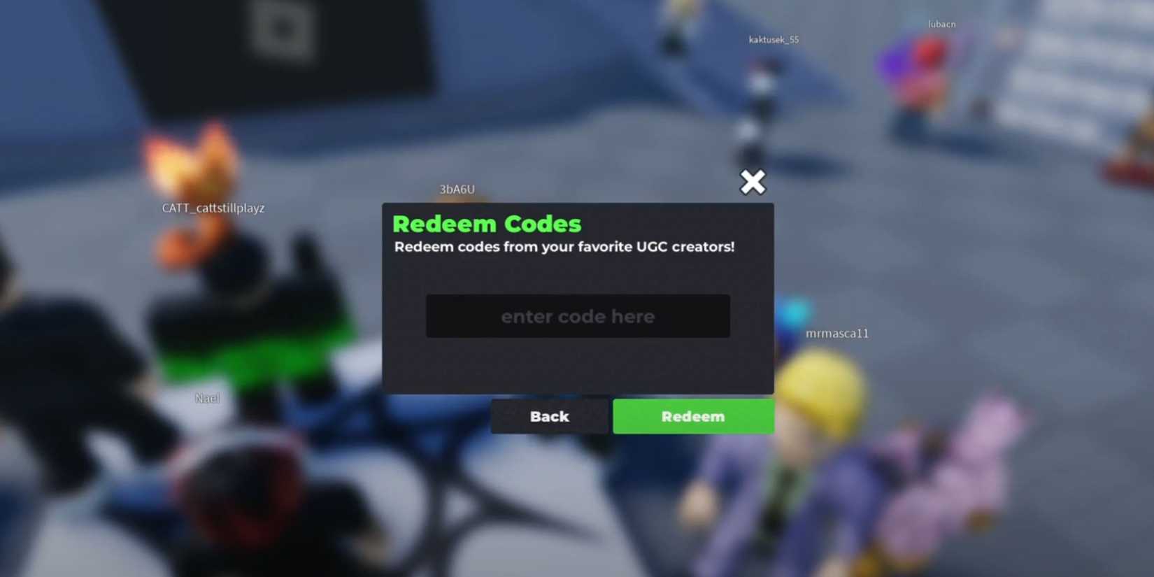 Flex UGC Codes