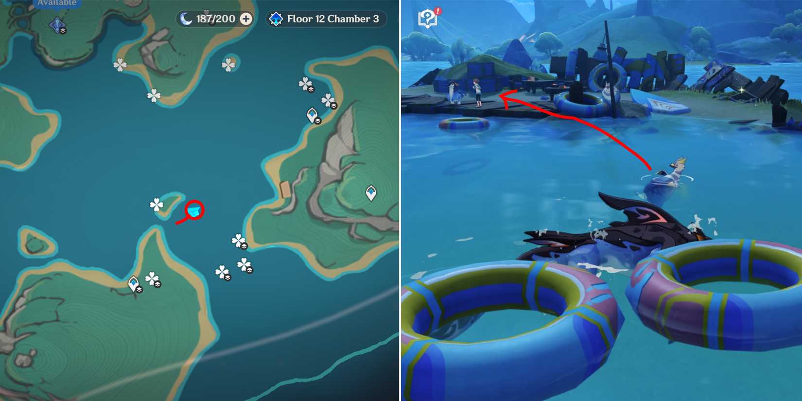 flowcurrent birds location 2 in genshin impact