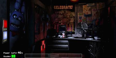 FNAF 2014 Bonnie at left door