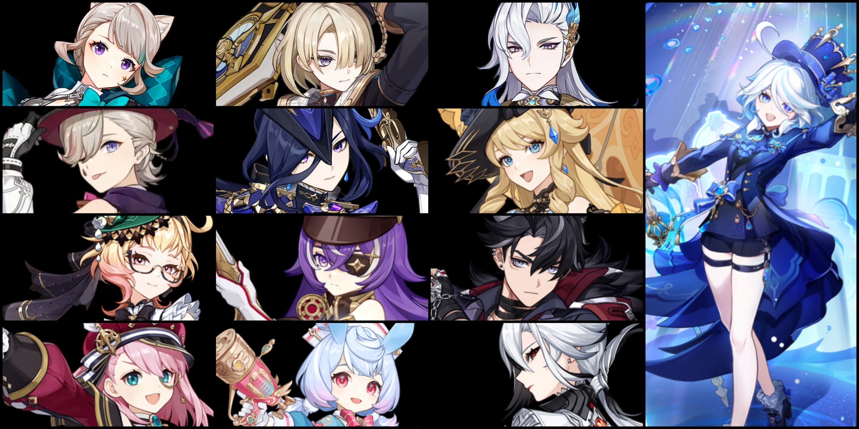 Fontaine Cast of Characters - Genshin Impact