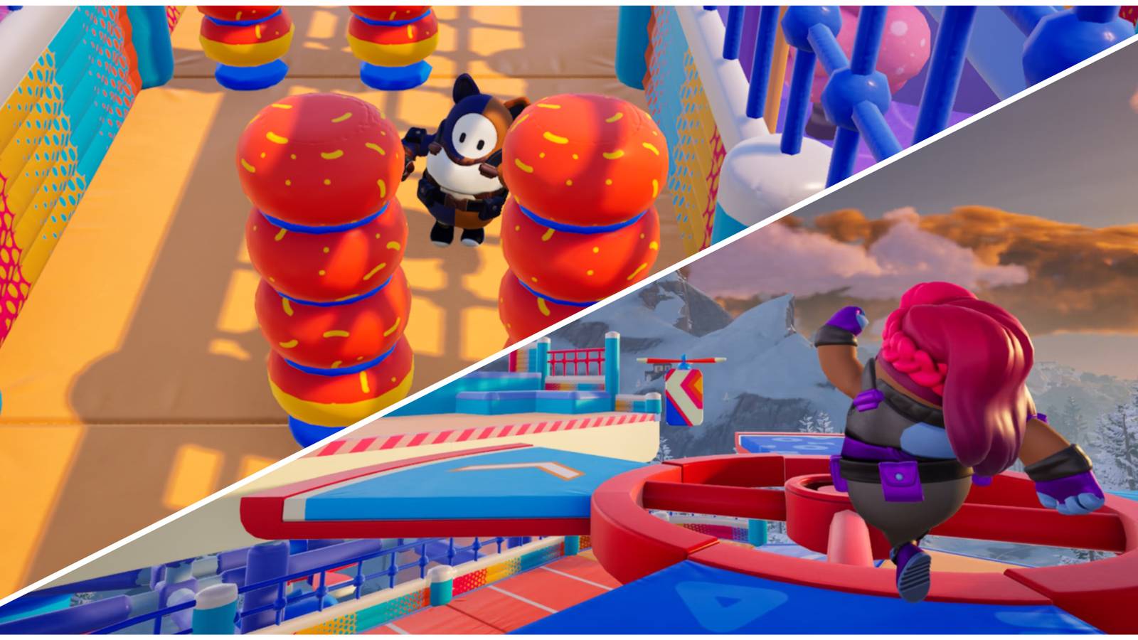 fortnite fall guys gameplay