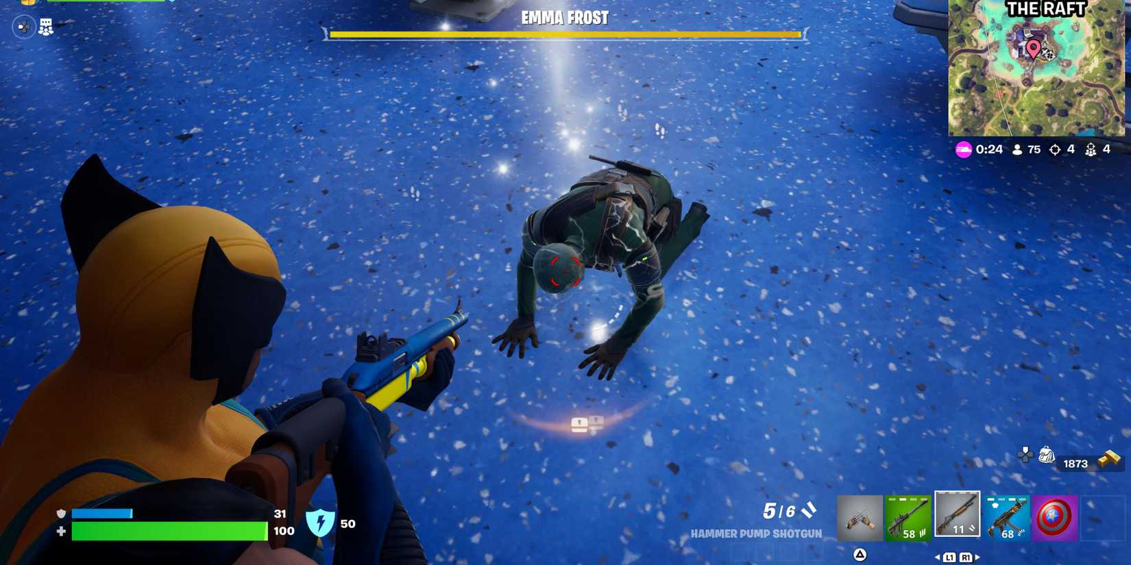 wolverine eliminates a doom henchman