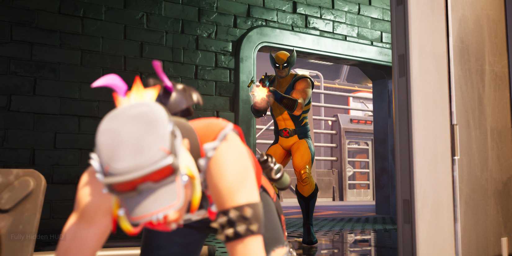 wolverine shooting a downed player