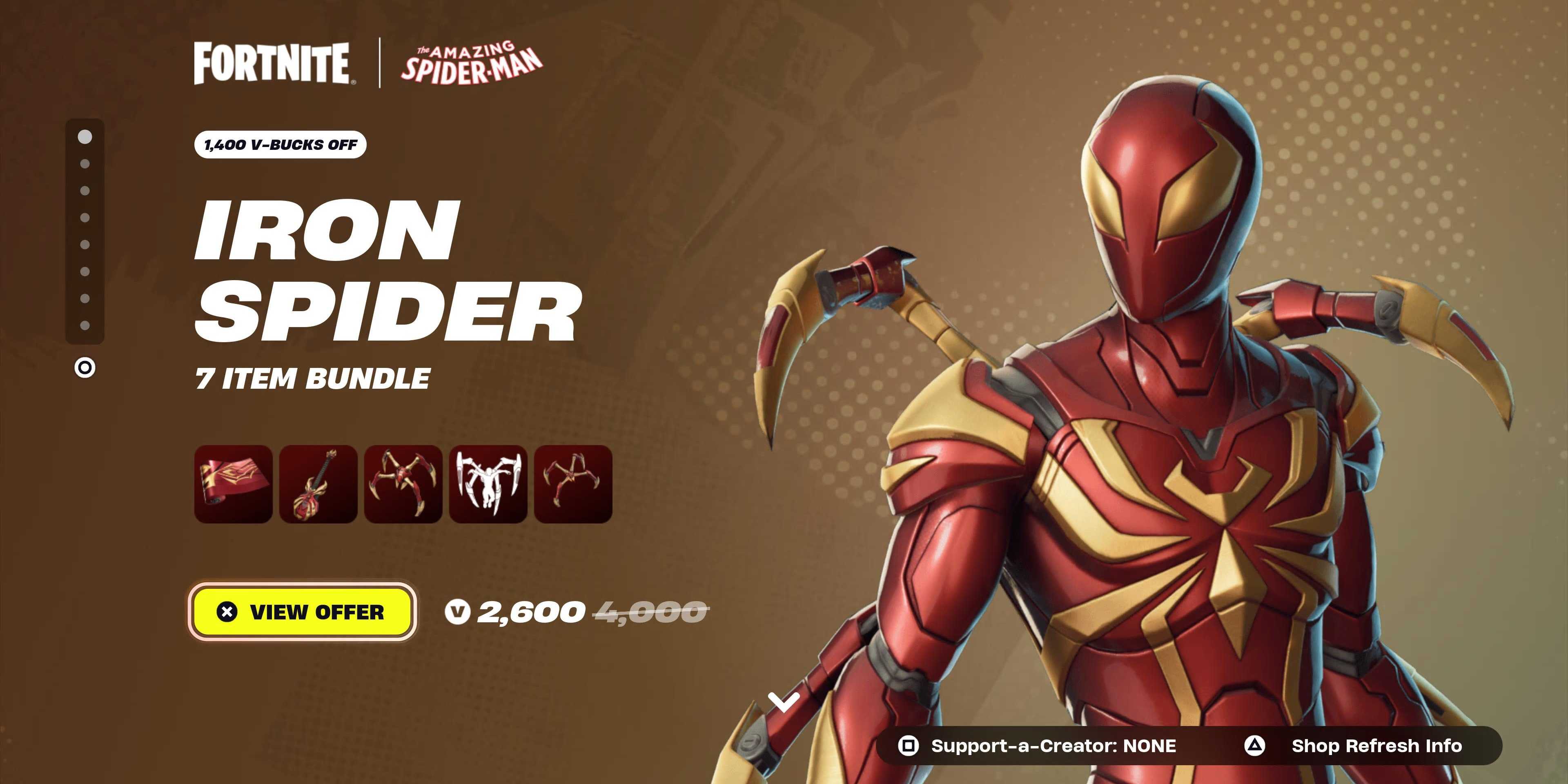 Internal Code Names Wacky Glitch Gives Fortnite's New Spider-Man Skin a Silly Name