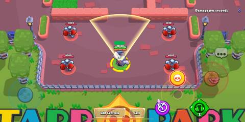 Frank aiming his super in Brawl Stars