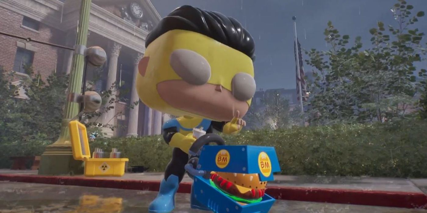 Funko Fusion Invincible with fast food