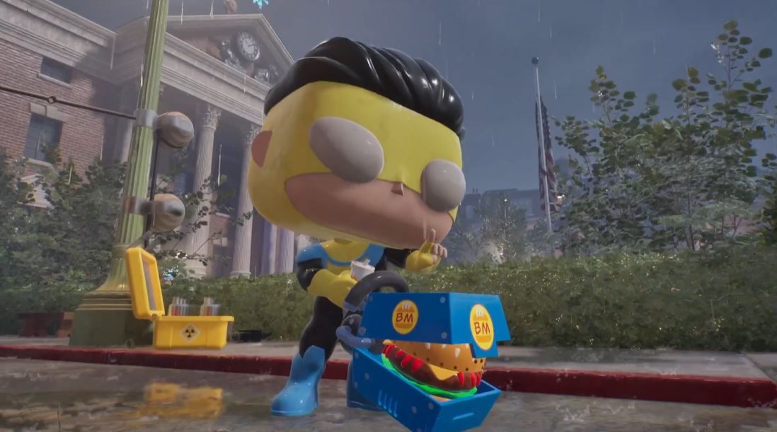 Funko Fusion Invincible with fast food