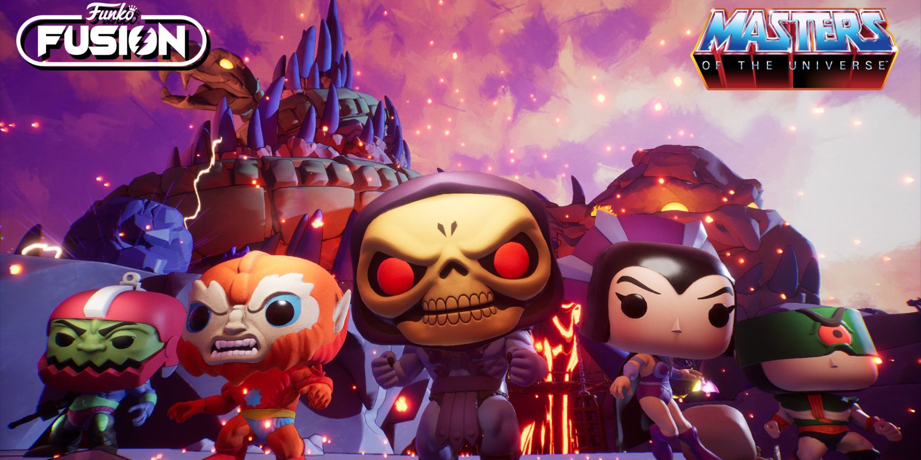 funko fusion masters of the universe with skeletor 