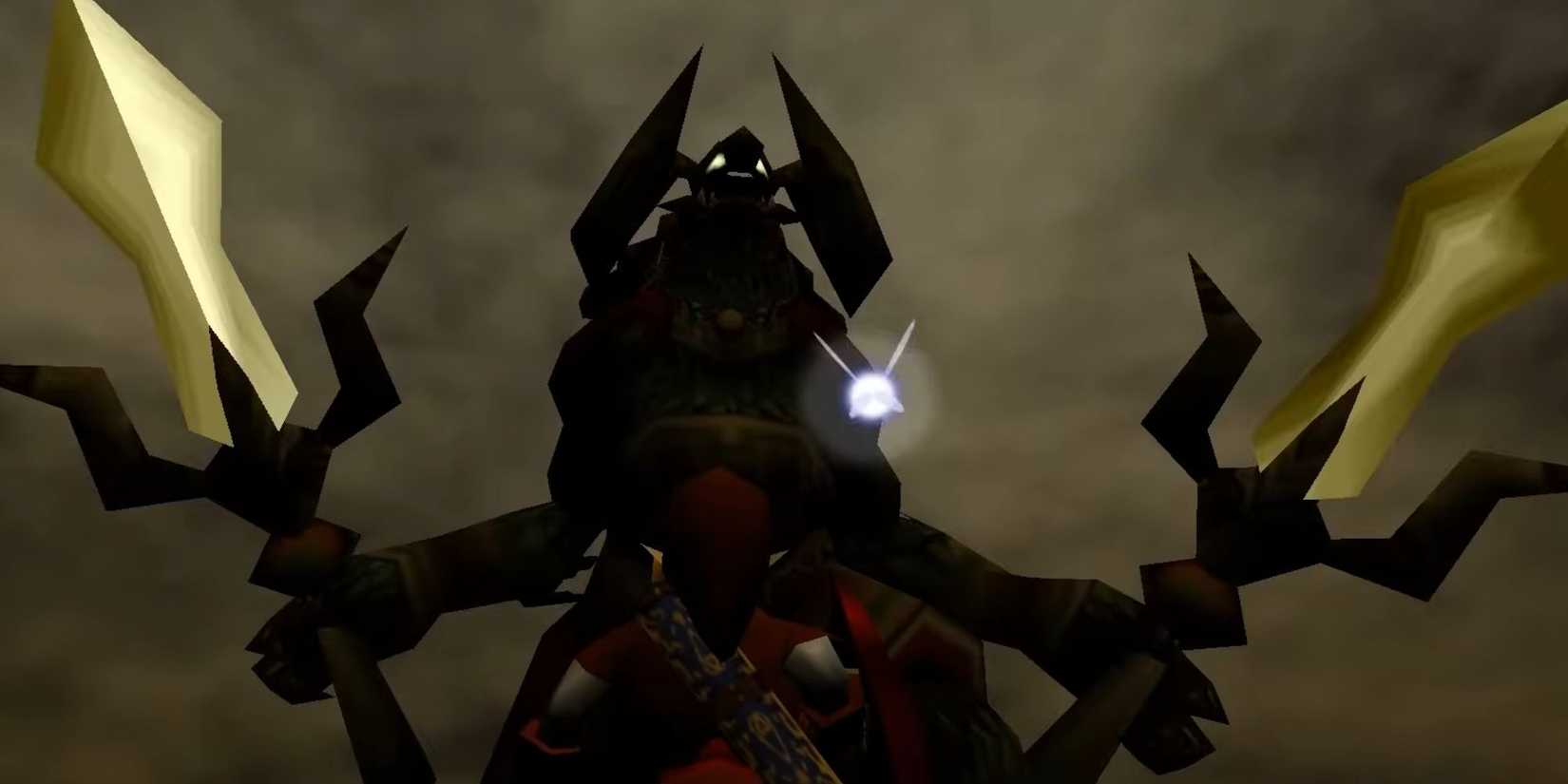 Ganondorf transforms into Ganon for the final fight.