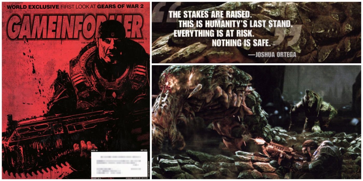 Gears of War 2 Cover Image On Game Informer