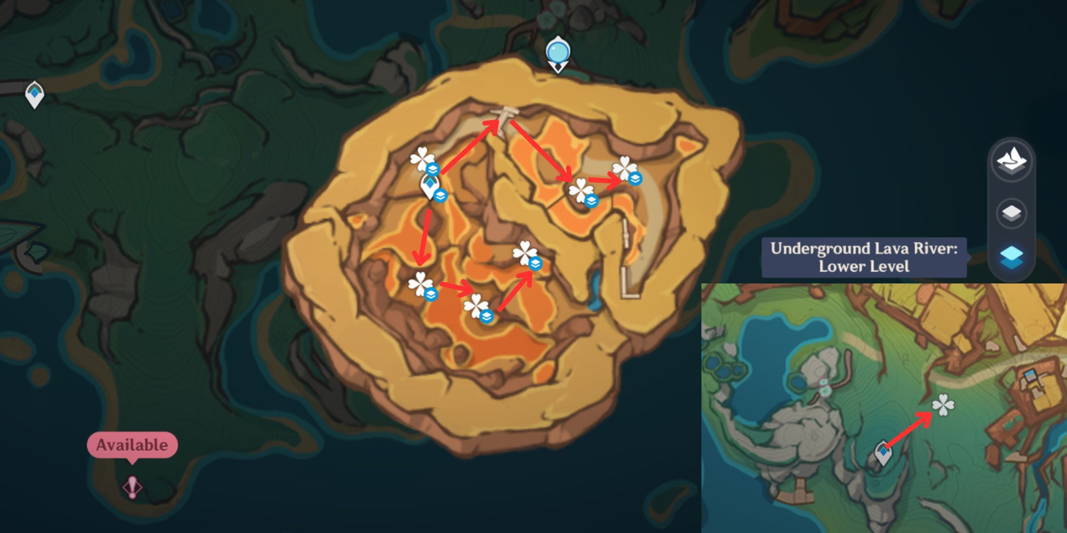 Embercore Flower Locations