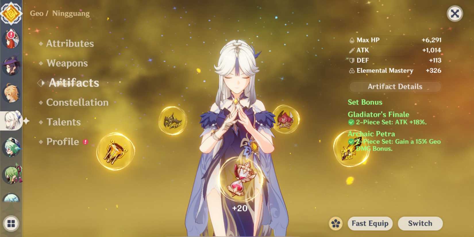 Genshin Impact- Artifact Recommendations