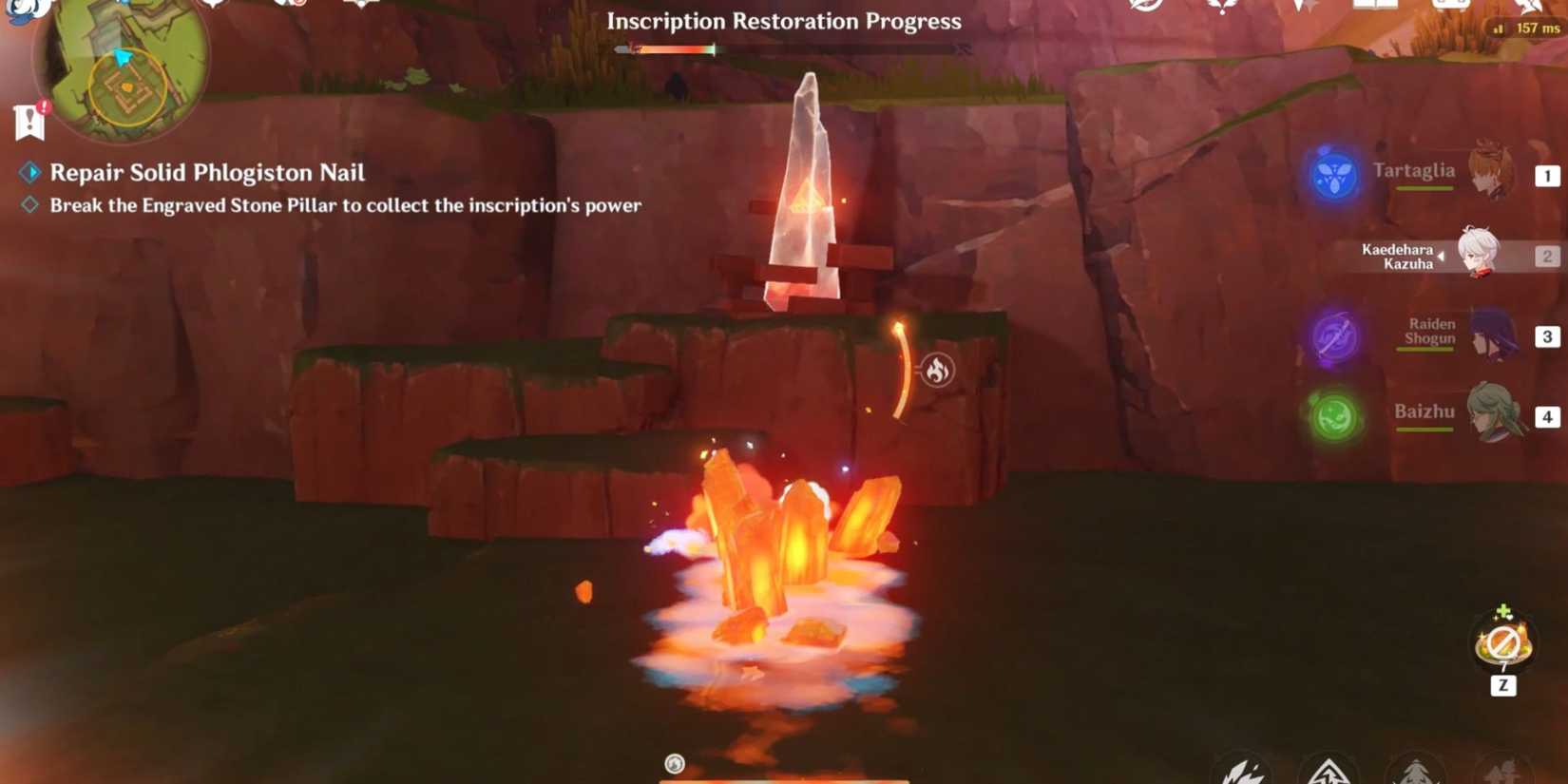 genshin impact-Break The Engraved Stone Pillar (2)