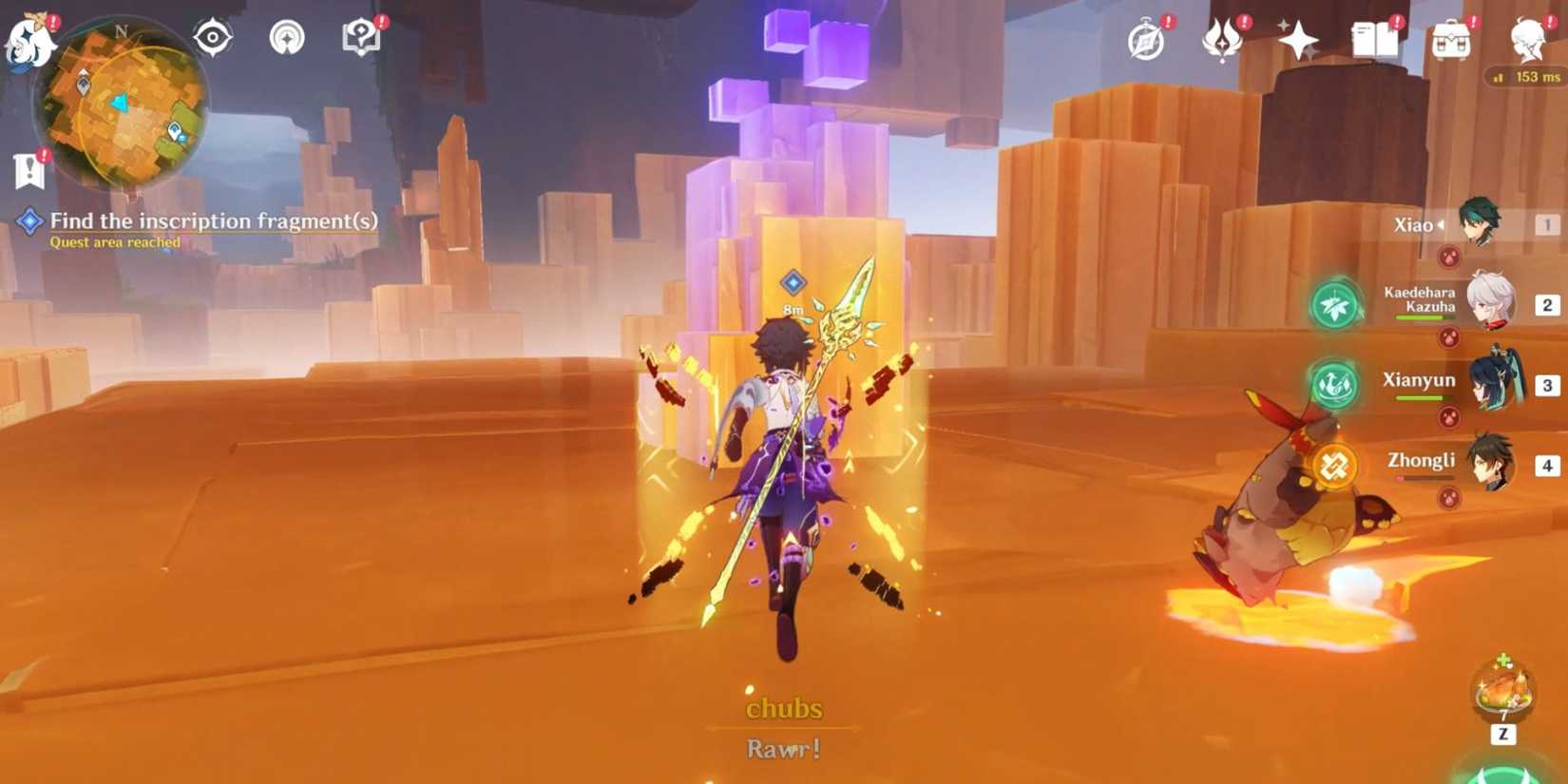 genshin impact- ( Find The Inscription Fragments) Peace To The Slumbering Quest