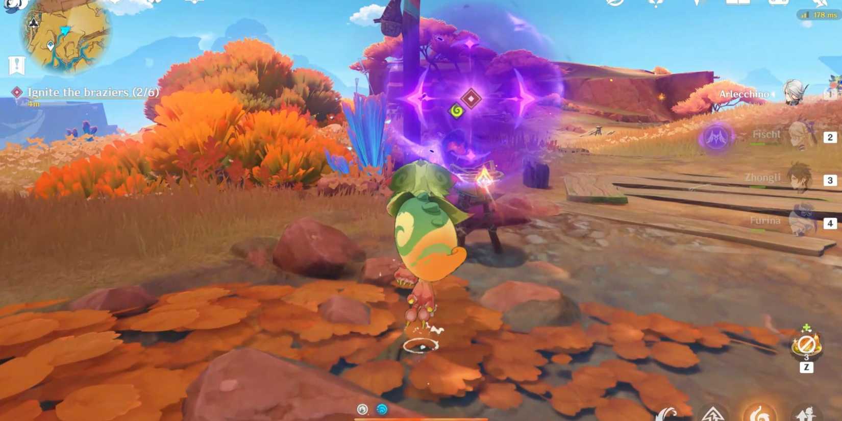 genshin impact-How To Ignite Brazier #3