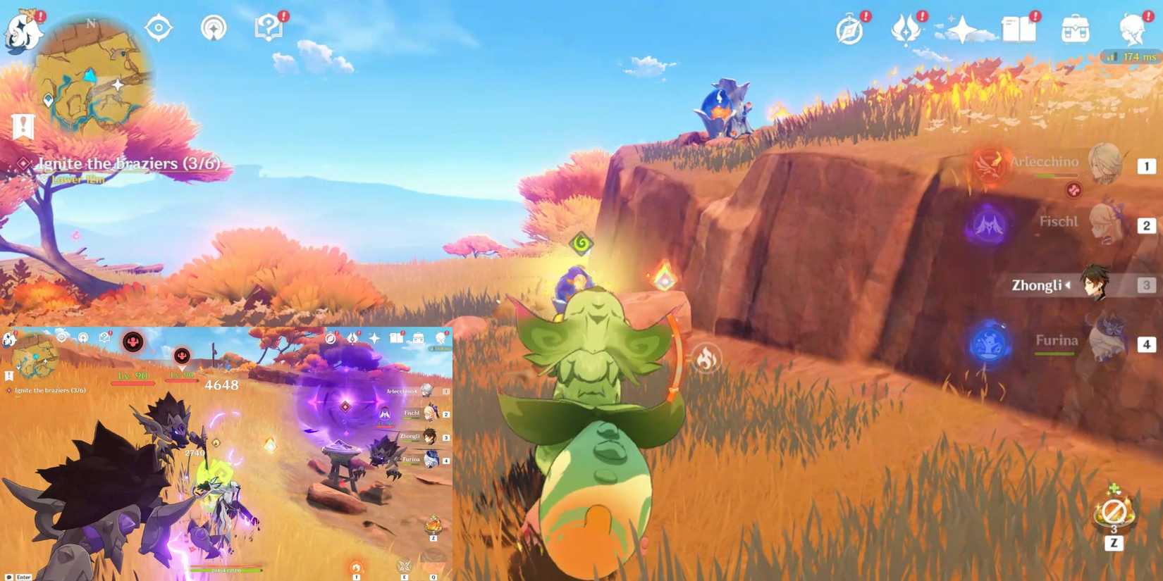 genshin impact- How To Ignite Brazier #4