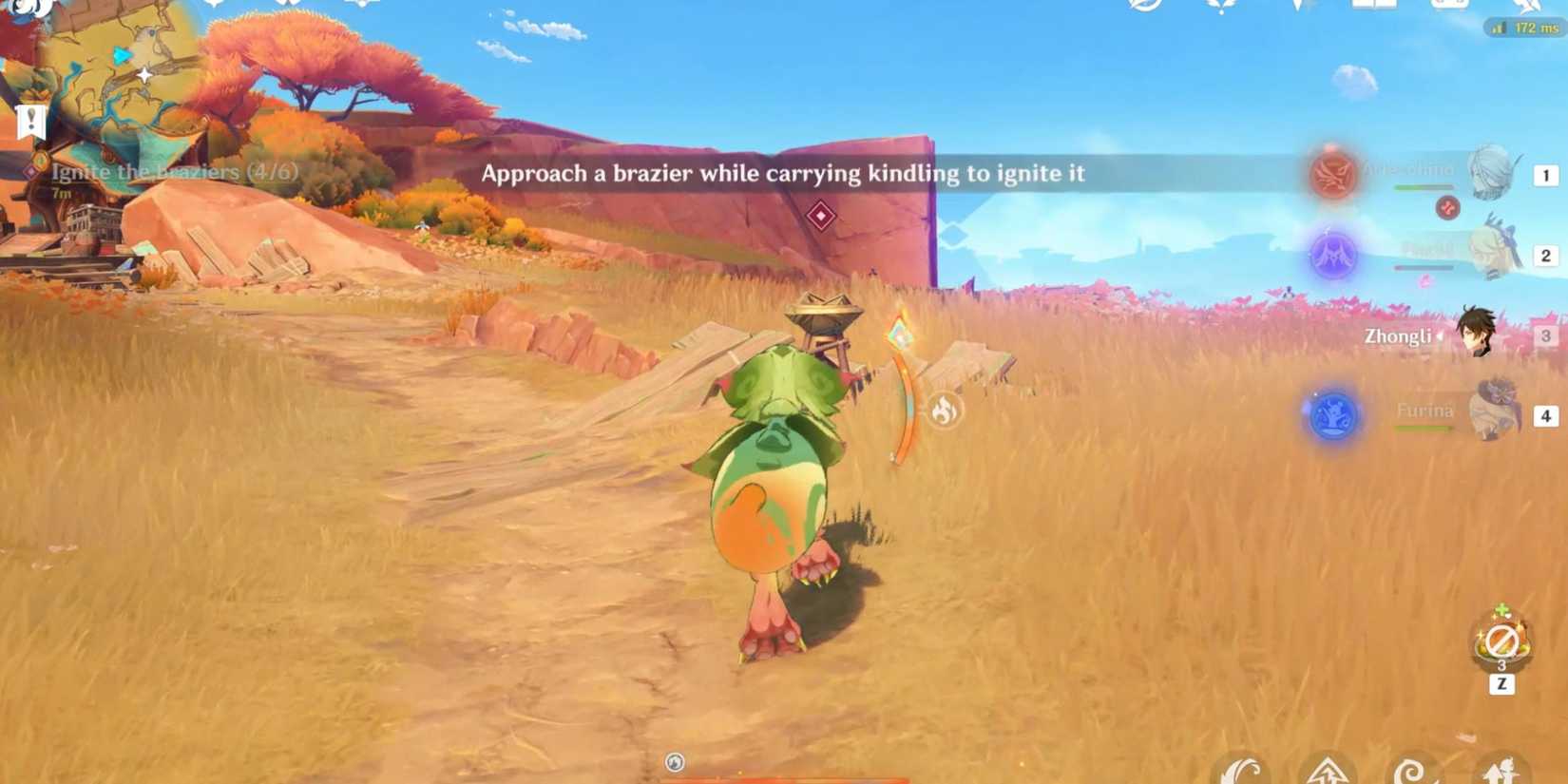 genshin impact- How To Ignite Brazier #5